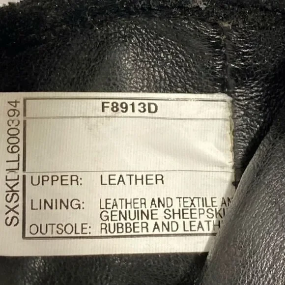 UGG Fabrizia Studded Distressed Black Suede Moto Boots 1003235 Sz 8 - Picture 10 of 13